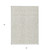 5' X 8' Ivory And Beige Damask Washable Indoor Outdoor Area Rug