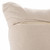 20" X 20" Gray And Off-White 100% Cotton Abstract Zippered Pillow