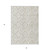 3' X 5' Beige And Ivory Geometric Washable Indoor Outdoor Area Rug Transitional Style - Beige, Ivory Color