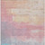 3' X 5' Salmon And Beige Abstract Washable Indoor Outdoor Area Rug