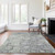 3' X 5' Plum Purple And Olive Green Oriental Washable Indoor Outdoor Area Rug