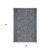9' X 12' Gray and Blue Geometric Stain Resistant Indoor Outdoor Area Rug