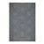 9' X 12' Gray and Blue Geometric Stain Resistant Indoor Outdoor Area Rug