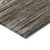 5' X 8' Brown And Ivory Striped Washable Indoor Outdoor Area Rug Transitional Style - Brown, Ivory Color