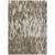 5' X 8' Brown And Ivory Abstract Washable Indoor Outdoor Area Rug Transitional Style - Brown, Ivory Color
