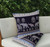 Set of Two 18" Purple Elephant Indoor Outdoor Throw Pillow Cover and Insert