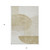 3' X 5' Brown Beige And Ivory Geometric Washable Indoor Outdoor Area Rug - Brown, Beige, Ivory
