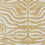 5' X 8' Gold And Ivory Animal Print Washable Indoor Outdoor Area Rug