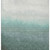 3' X 5' Pale Aqua And Gray Ombre Washable Indoor Outdoor Area Rug