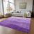 3' X 5' Purple And Lavender Ombre Washable Indoor Outdoor Area Rug