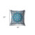 20" Blue and Pink Throw Pillow