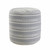 20" Blue Polyester Round Striped Indoor Outdoor Pouf Ottoman