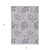 5' X 8' Lavender Purple And Gray Floral Washable Indoor Outdoor Area Rug