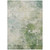 3' X 5' Artichoke Green And Ivory Abstract Washable Indoor Outdoor Area Rug Transitional Style - Artichoke Green, Ivory Color