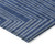 5' X 8' Navy Blue And Ivory Geometric Washable Indoor Outdoor Area Rug Transitional Style - Navy Blue, Ivory Color