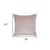 20" Pink Geometric Throw Pillow with Beads