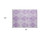 2' X 3' Lavender Geometric Washable Non Skid Indoor Outdoor Area Rug