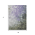 3' X 5' Lavender Olive Green And Silver Abstract Washable Indoor Outdoor Area Rug
