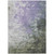 3' X 5' Lavender Olive Green And Silver Abstract Washable Indoor Outdoor Area Rug