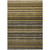 3' X 5' Gold Beige And Wheat Striped Washable Indoor Outdoor Area Rug