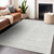 3' X 5' Silver And Gray Geometric Washable Indoor Outdoor Area Rug