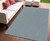 4' X 6' Aqua And Ivory Geometric Indoor Outdoor Area Rug