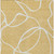 3' X 5' Gold And Ivory Abstract Washable Indoor Outdoor Area Rug - 608219002824