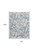 10' X 13' Blue Gray And Ivory Abstract Distressed Stain Resistant Area Rug
