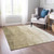 5' X 8' Taupe Beige And Ivory Ombre Washable Indoor Outdoor Area Rug