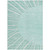 3' X 5' Teal Blue Aqua And Mint Green Abstract Washable Indoor Outdoor Area Rug - 608219162092