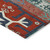 3' X 5' Red Pink And Teal Blue Aztec Washable Indoor Outdoor Area Rug