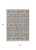 5' X 8' Taupe Gray And Gold Geometric Washable Indoor Outdoor Area Rug
