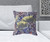 18" x 18" Yellow Butterfly Blown Seam Floral Indoor Outdoor Throw Pillow - 606114752073