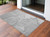 2' X 3' Gray Abstract Washable Non Skid Indoor Outdoor Area Rug Transitional Style - Gray Color