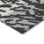 5' X 8' Black Gray And Ivory Animal Print Washable Indoor Outdoor Area Rug