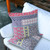 Set of Two 18" Pink Botanical Indoor Outdoor Throw Pillow Cover and Insert - 606114911982