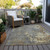 5' X 8' Taupe Gray And Beige Abstract Washable Indoor Outdoor Area Rug - Taupe, Gray, Beige