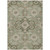 5' X 8' Sage Copper And Ivory Medallion Washable Indoor Outdoor Area Rug