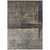 5' X 8' Coffee Black And Beige Abstract Washable Indoor Outdoor Area Rug