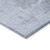 5' X 8' Sky Blue Gray And Ivory Abstract Washable Indoor Outdoor Area Rug