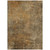 3' X 5' Brown Beige And Taupe Abstract Washable Indoor Outdoor Area Rug