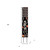 42" Black Orange And White Solid Wood Boo Halloween Skeleton Garden Stake