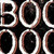 42" Black Orange And White Solid Wood Boo Halloween Skeleton Garden Stake