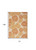 6' X 9' Orange And Ivory Floral Indoor Outdoor Area Rug