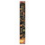 72" Black Gold And Orange Solid Wood Porch Sign