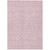 3' X 5' Pink And Ivory Geometric Washable Indoor Outdoor Area Rug - 608219346966