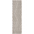 8' Runner Taupe and Ivory Geometric Washable Non Skid Indoor Outdoor Runner Rug