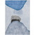 3' X 5' Blue Gray and Black Abstract Washable Non Skid Indoor Outdoor Area Rug