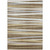3' X 5' Brown Beige And Gray Striped Washable Indoor Outdoor Area Rug