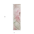 8' Runner Gray and Pink Abstract Washable Non Skid Indoor Outdoor Runner Rug
